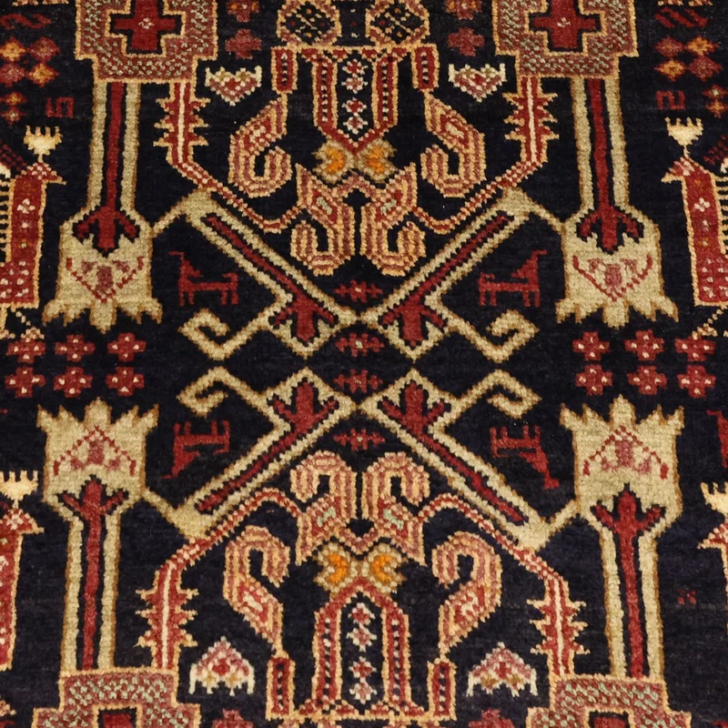Belutsch Teppich 100x193cm - Orientteppich - terrakotta