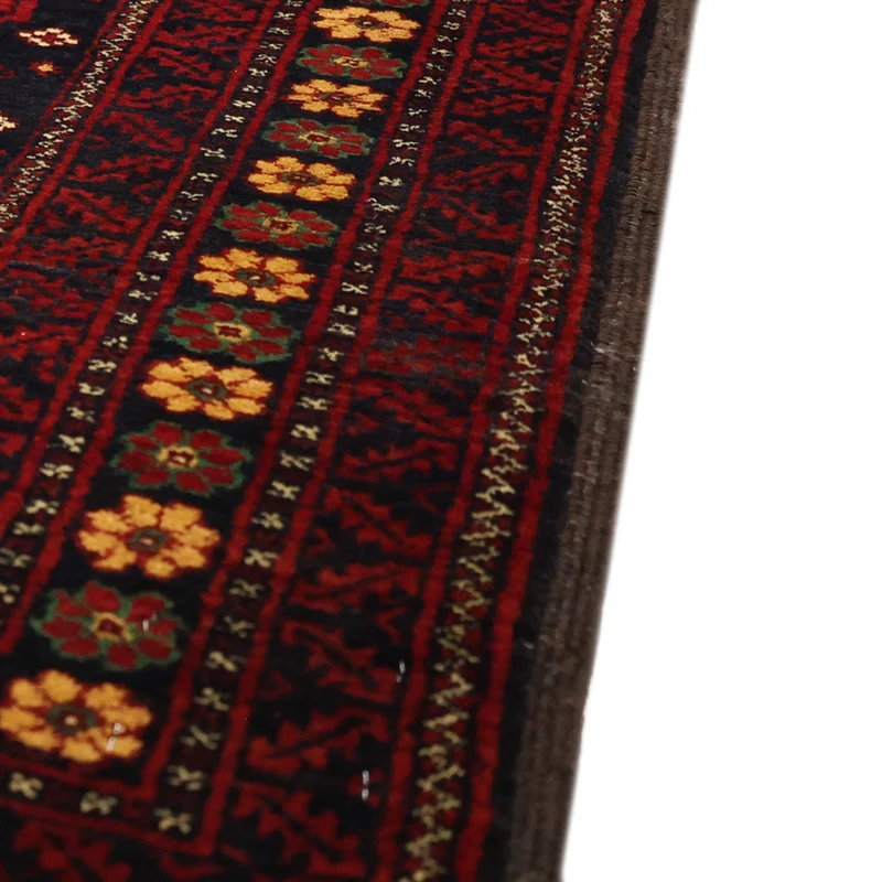Belutsch Teppich 106x207cm - Orientteppich - dunkelrot