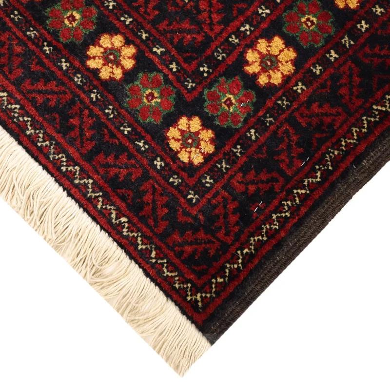 Belutsch Teppich 106x207cm - Orientteppich - dunkelrot