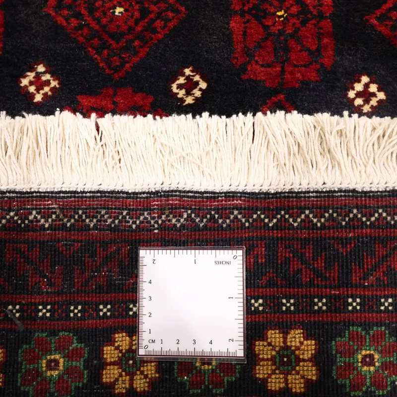 Belutsch Teppich 106x207cm - Orientteppich - dunkelrot