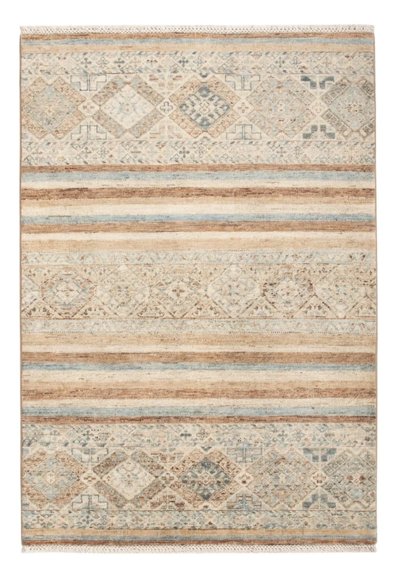 Shal Teppich 100x147cm - Orientteppich - beige