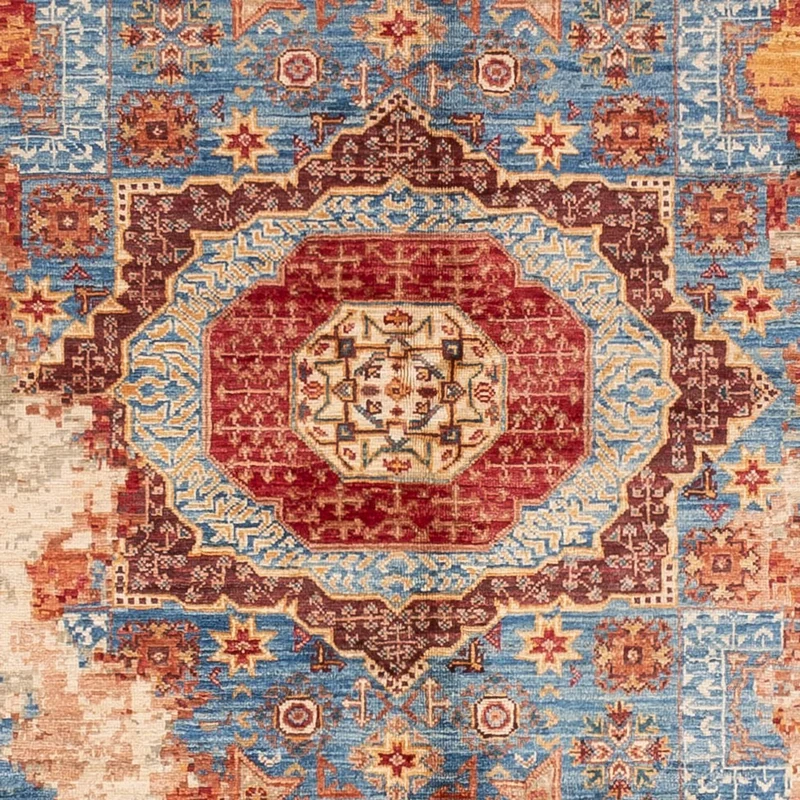Designer Teppich 153x198cm - mehrfarbig
