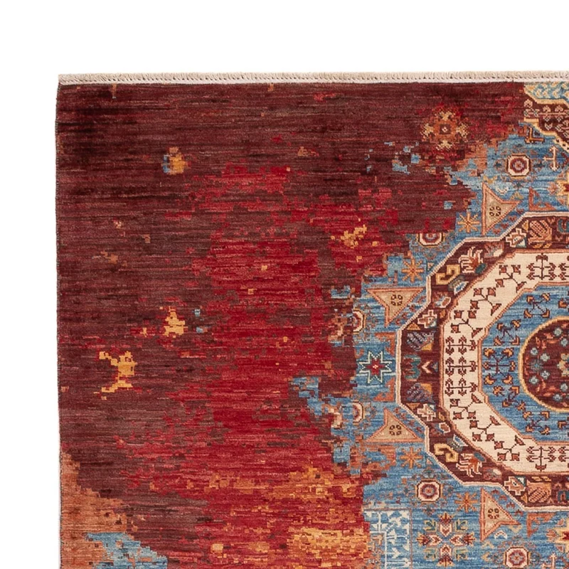Designer Teppich 153x198cm - mehrfarbig