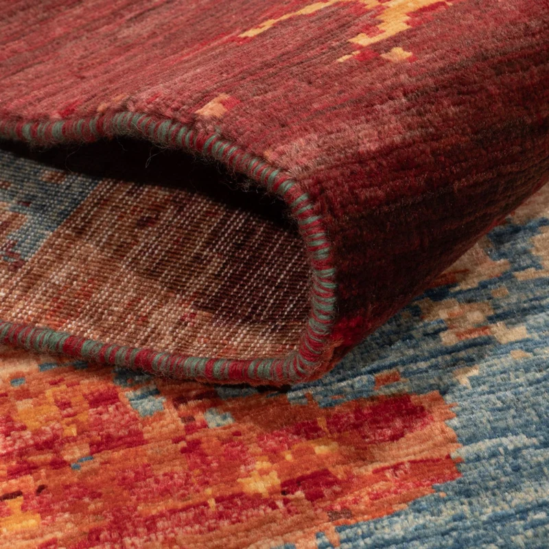 Designer Teppich 153x198cm - mehrfarbig
