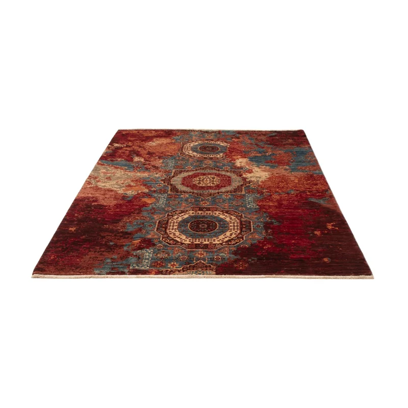 Designer Teppich 153x198cm - mehrfarbig