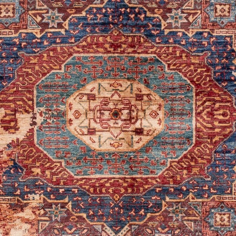 Designer Teppich 156x195cm - mehrfarbig