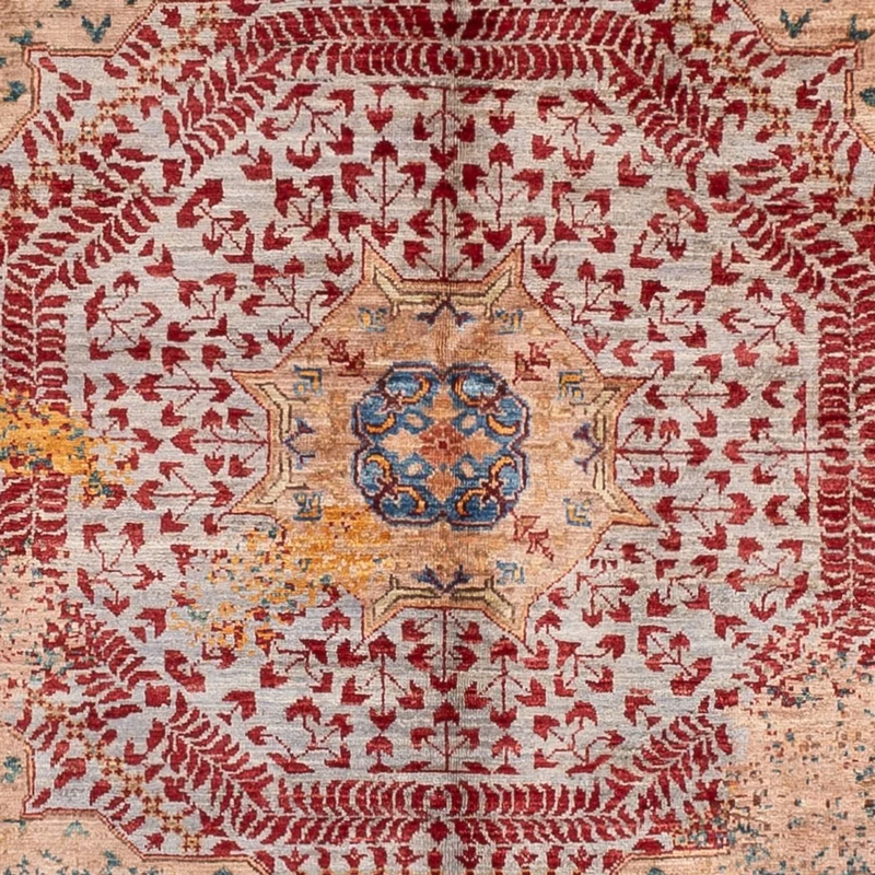 Designer Teppich 152x201cm - mehrfarbig