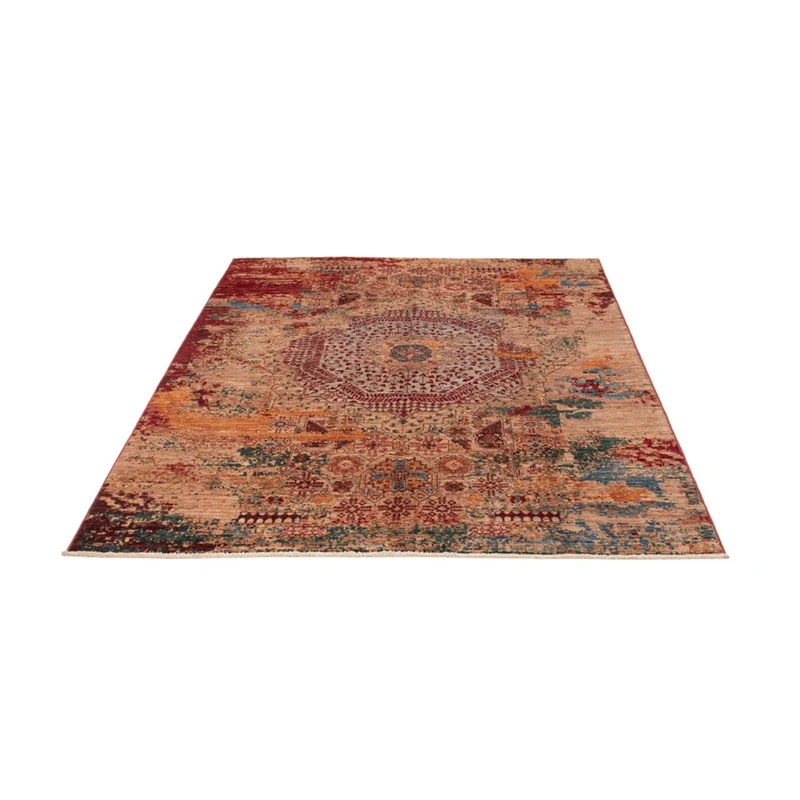 Designer Teppich 152x201cm - mehrfarbig