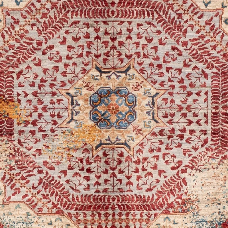 Designer Teppich 155x198cm - mehrfarbig