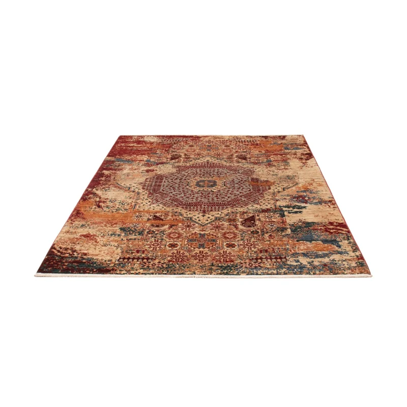 Designer Teppich 155x198cm - mehrfarbig