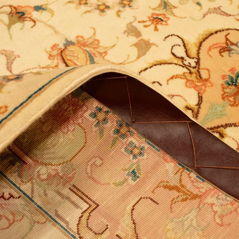 Täbriz - 50 Raj Teppich 100x157cm - Perserteppich - beige