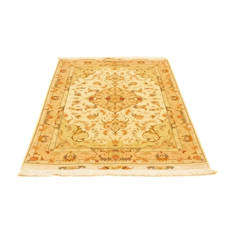 Täbriz - 50 Raj Teppich 100x157cm - Perserteppich - beige