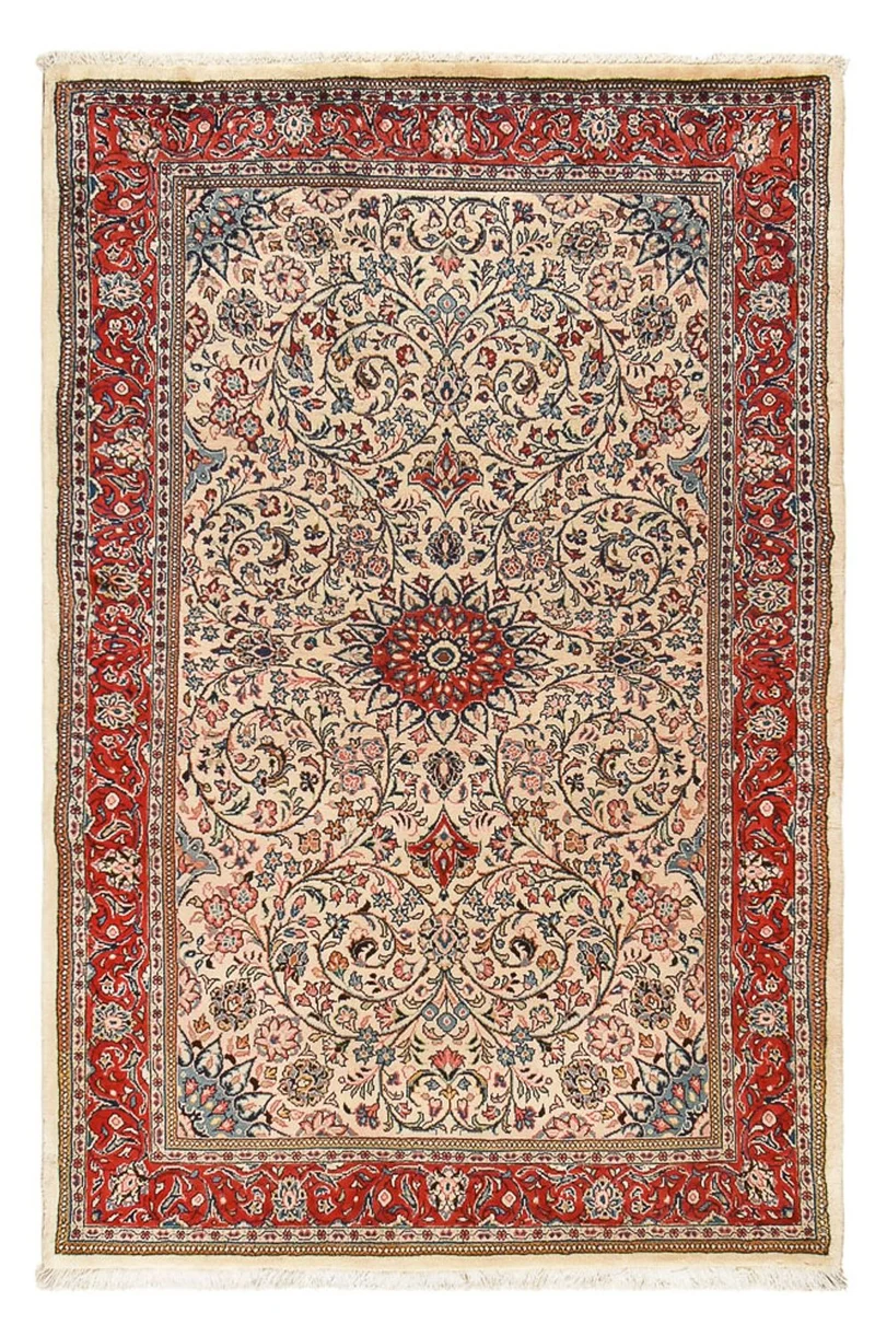 Sarough Teppich 132x205cm - Perserteppich - beige