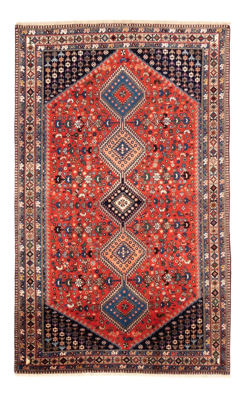 Abadeh Teppich 153x240cm - Perserteppich - rot