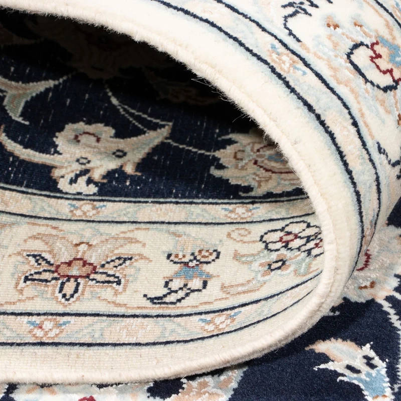 Nain - 6La Teppich 82x302cm - Perserteppich - dunkelblau