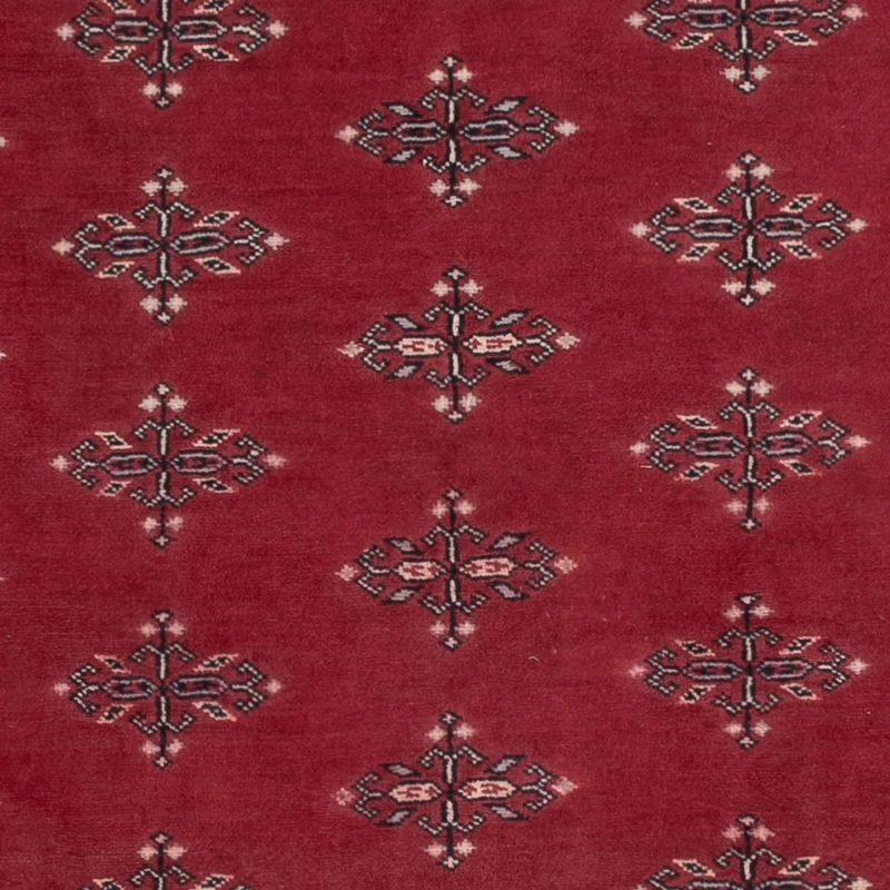 Pakistan Teppich 140x195cm - Orientteppich - rot