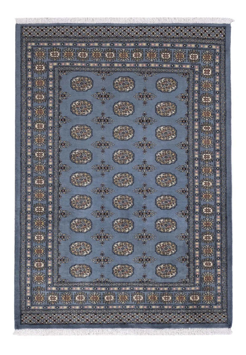 Pakistan Teppich 141x194cm - Orientteppich - blau