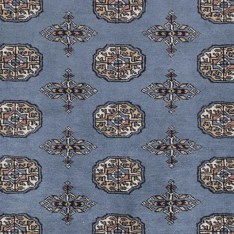 Pakistan Teppich 141x194cm - Orientteppich - blau