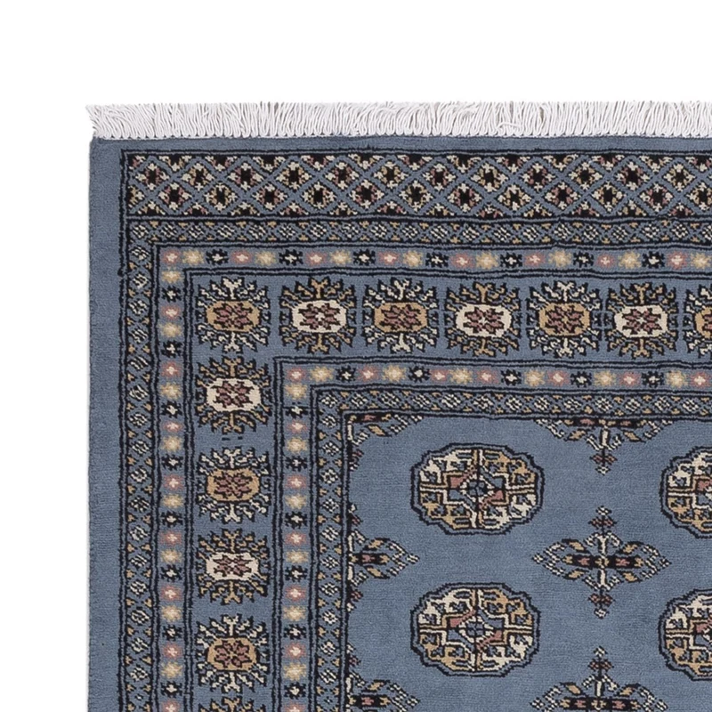 Pakistan Teppich 141x194cm - Orientteppich - blau