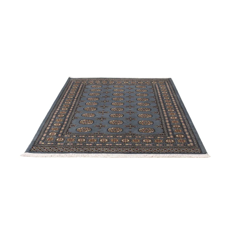 Pakistan Teppich 141x194cm - Orientteppich - blau