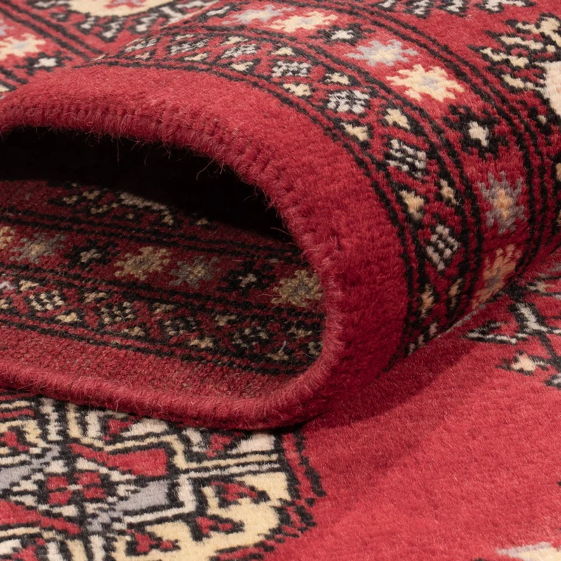 Pakistan Teppich 139x197cm - Orientteppich - rot