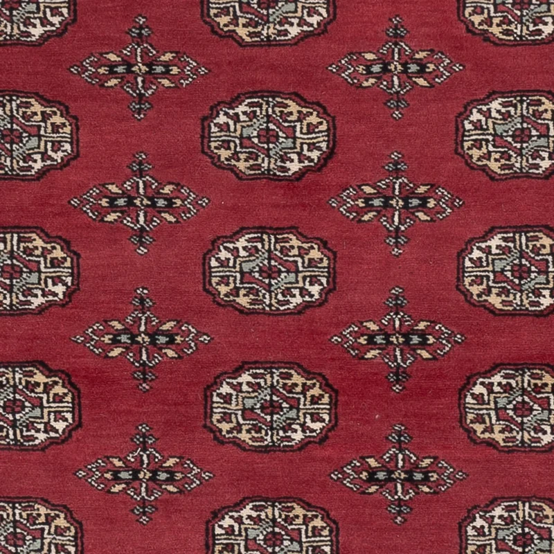 Pakistan Teppich 140x199cm - Orientteppich - rot