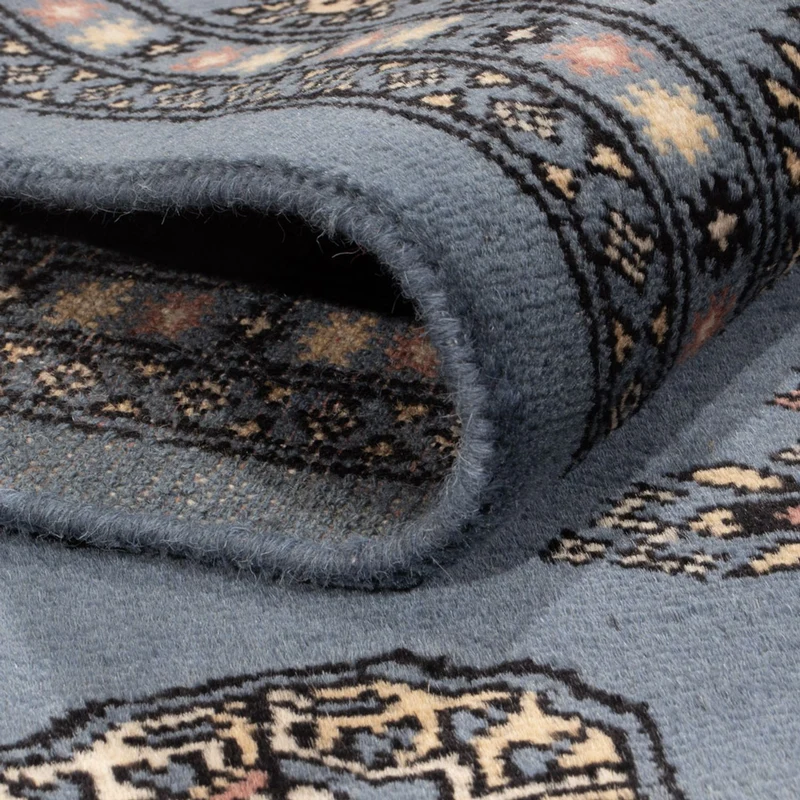 Pakistan Teppich 140x199cm - Orientteppich - blau