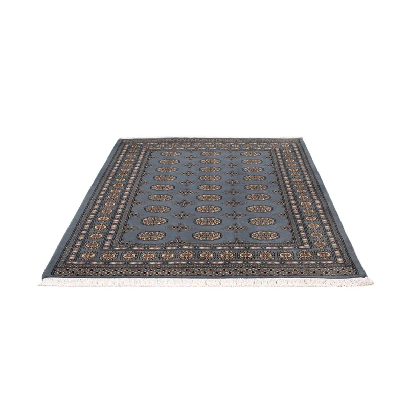 Pakistan Teppich 140x199cm - Orientteppich - blau