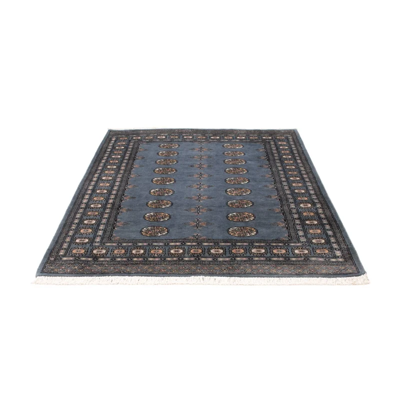 Pakistan Teppich 140x198cm - Orientteppich - blau