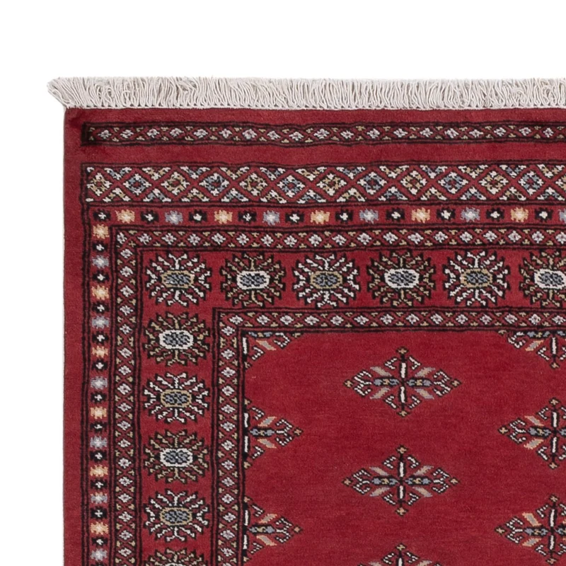 Pakistan Teppich 137x203cm - Orientteppich - rot