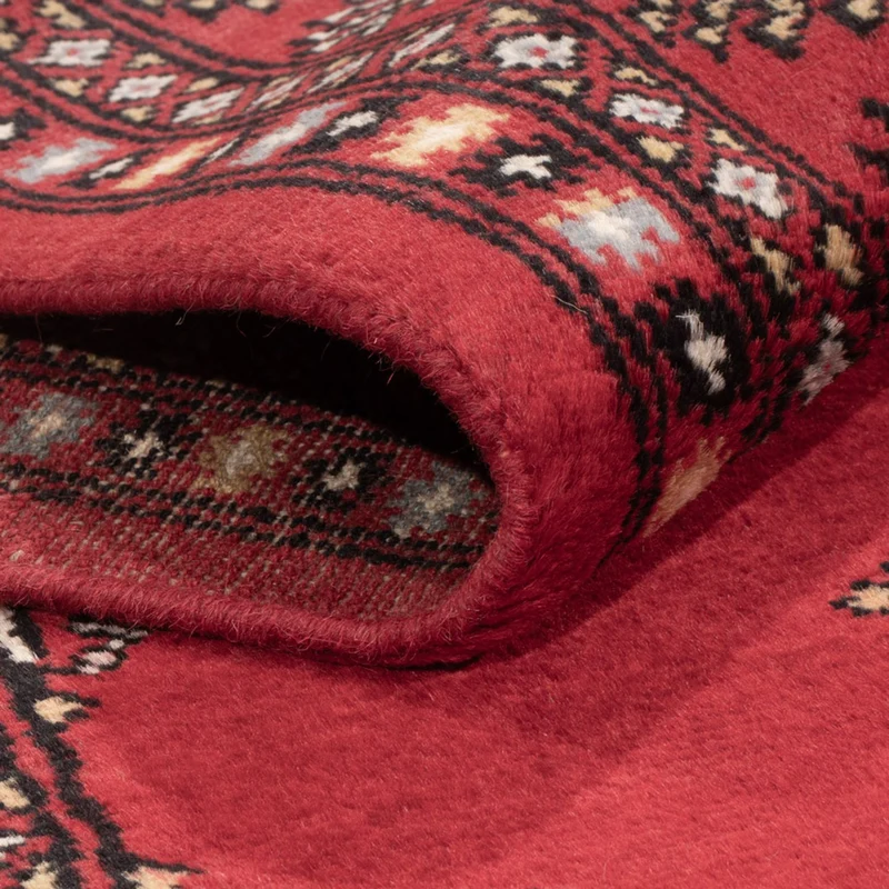 Pakistan Teppich 137x203cm - Orientteppich - rot