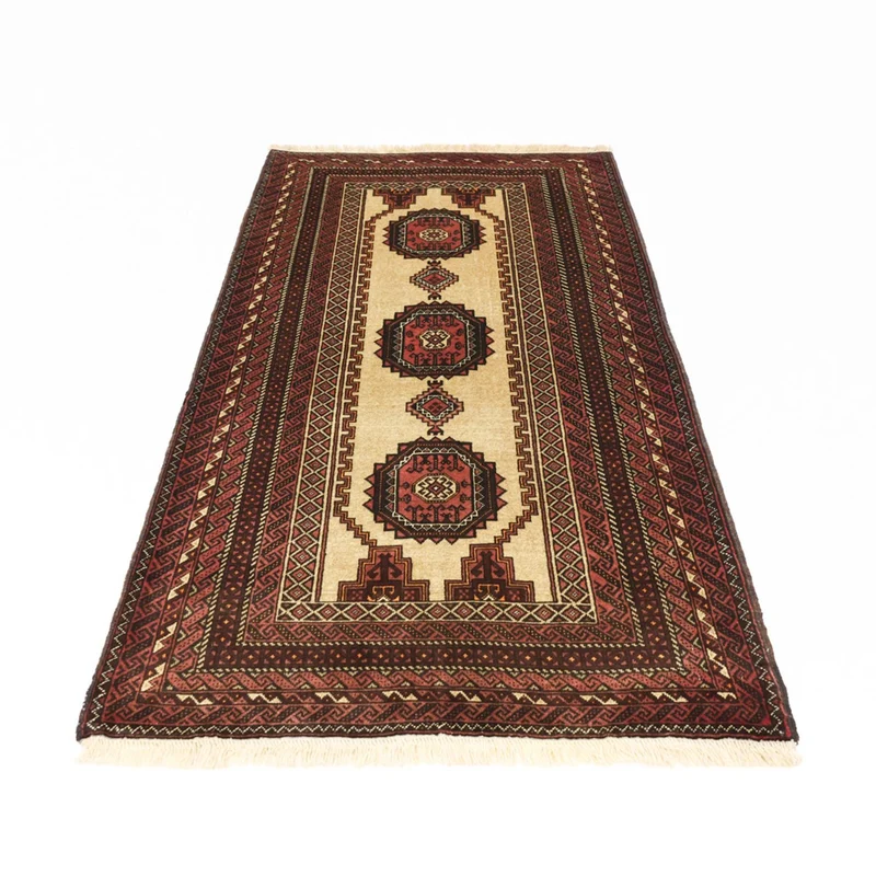 Belutsch Teppich 105x189cm - Orientteppich - beige
