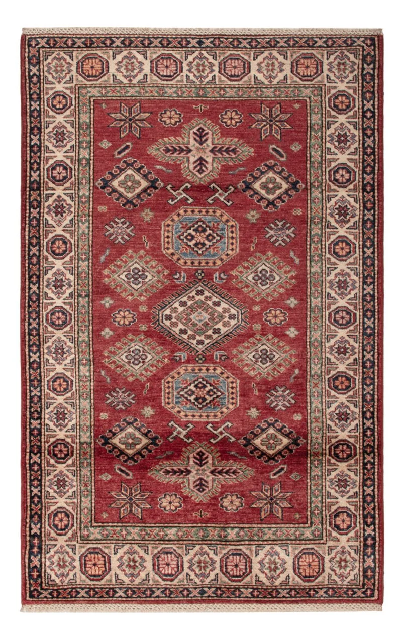 Kazak Teppich 96x150cm - Orientteppich - rot