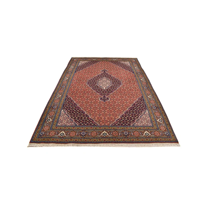 Ardebil Teppich 200x288cm - Perserteppich - hellrot