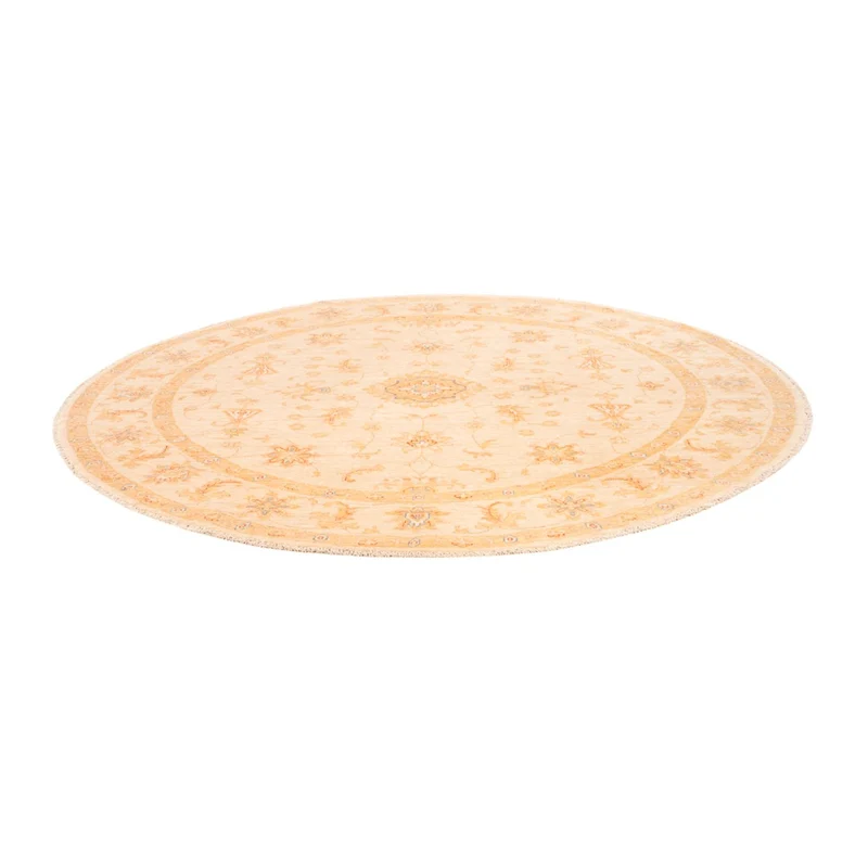 Ziegler Teppich rund - 200 x 202 cm - beige