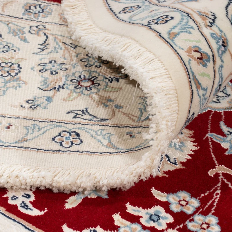 Nain Teppich 200x200cm - Perserteppich - rot