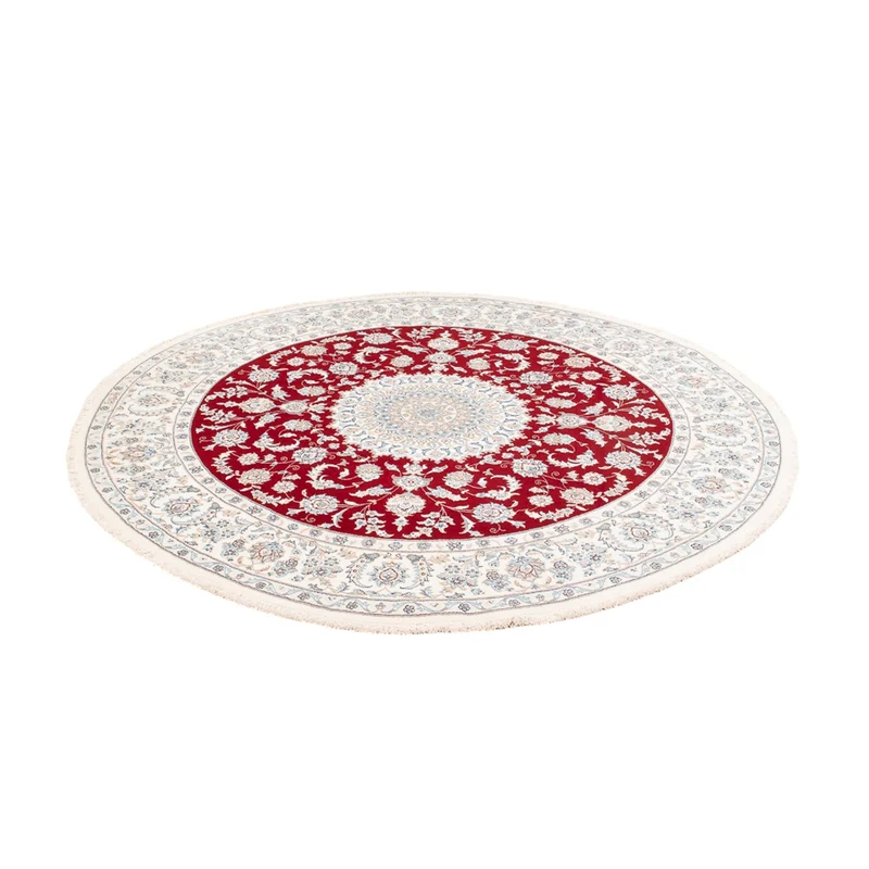 Nain Teppich 200x200cm - Perserteppich - rot