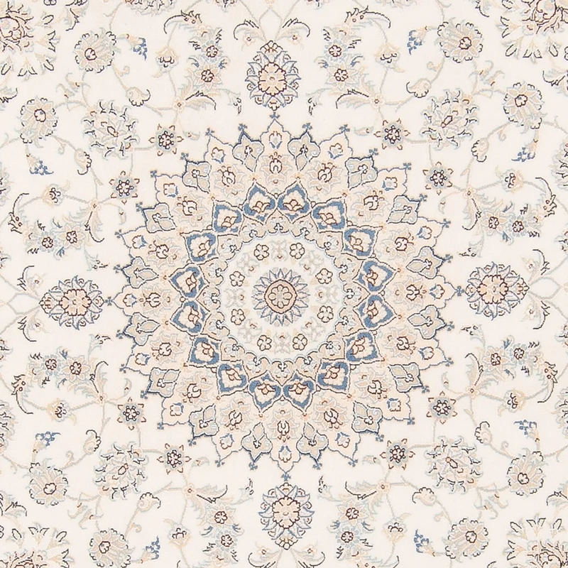 Perserteppich - Nain rund - 200 x 200 cm - creme