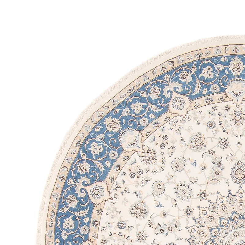 Perserteppich - Nain rund - 200 x 200 cm - creme