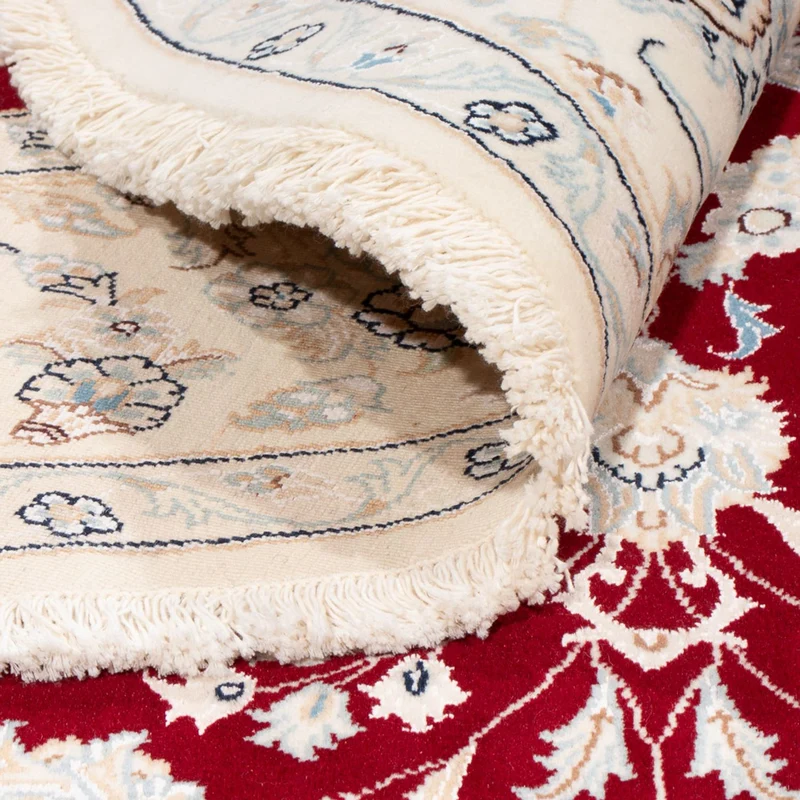 Nain Teppich 200x200cm - Perserteppich - rot