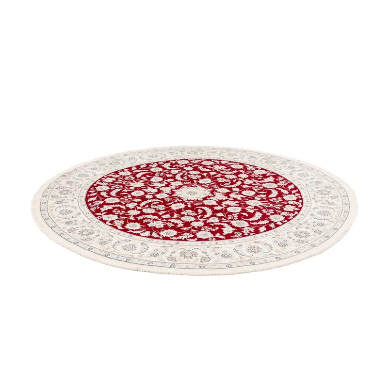 Nain Teppich 200x200cm - Perserteppich - rot