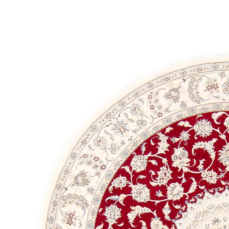 Nain Teppich 200x200cm - Perserteppich - rot