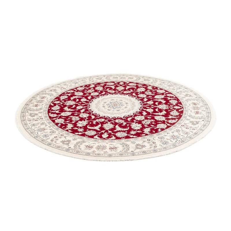 Nain Teppich 200x200cm - Perserteppich - rot