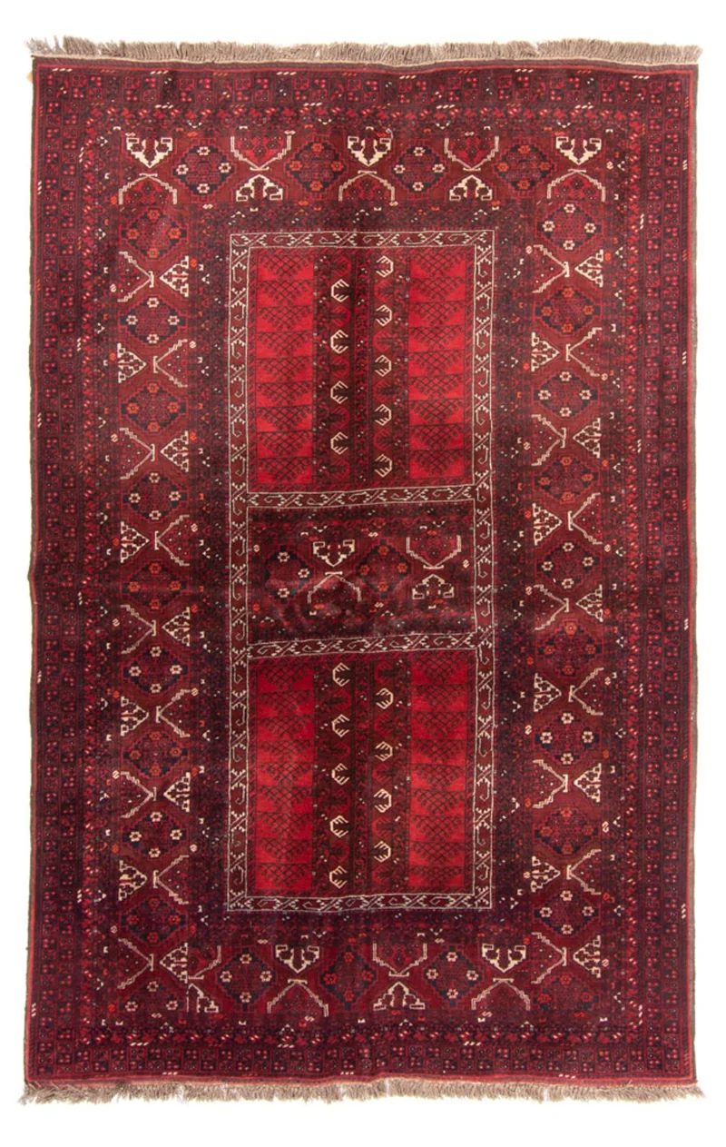 Turkaman Teppich 158x237cm - Orientteppich - rot