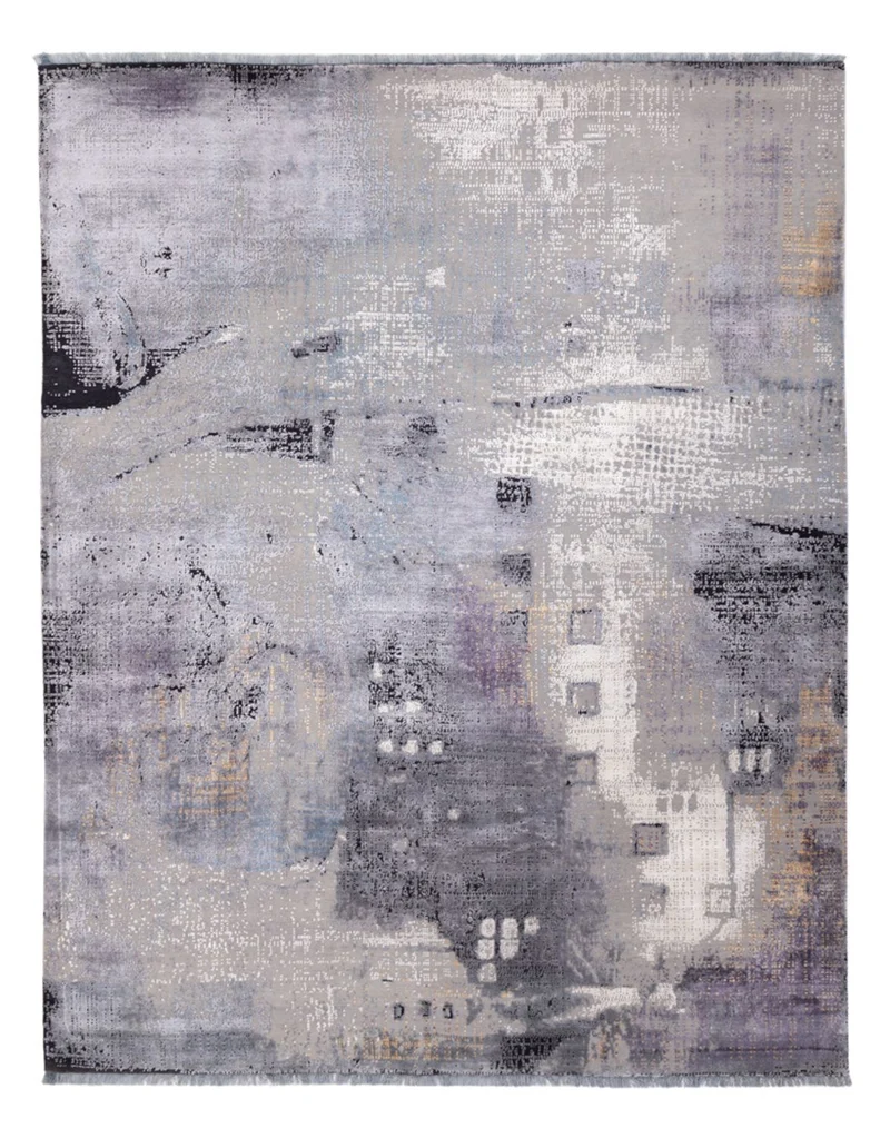 Designer Teppich 247x310cm - mehrfarbig