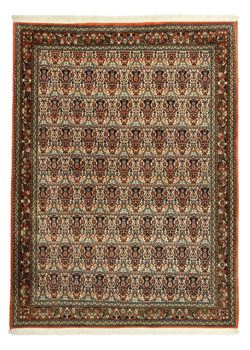 Abadeh Teppich 153x201cm - Perserteppich - dunkelbeige