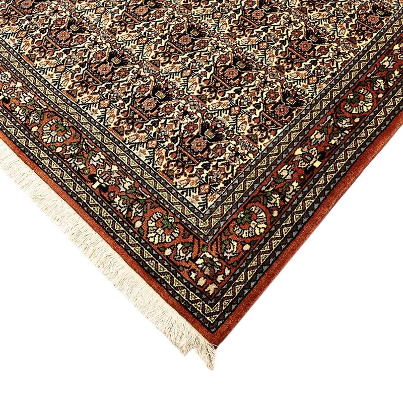 Abadeh Teppich 153x201cm - Perserteppich - dunkelbeige