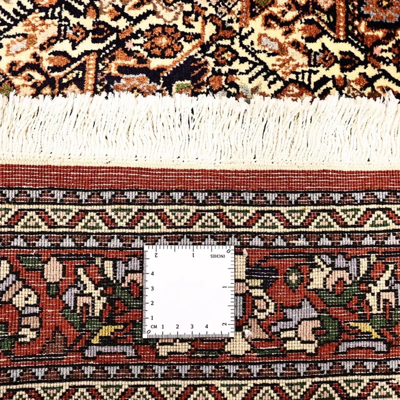Abadeh Teppich 153x201cm - Perserteppich - dunkelbeige