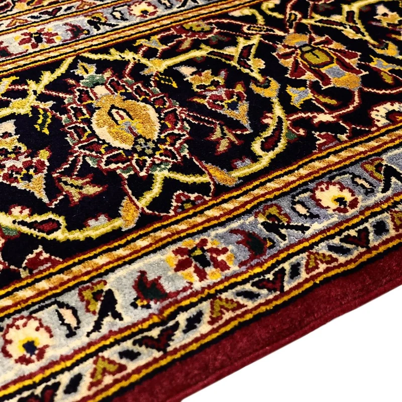 Keshan Teppich 138x211cm - Perserteppich - rot