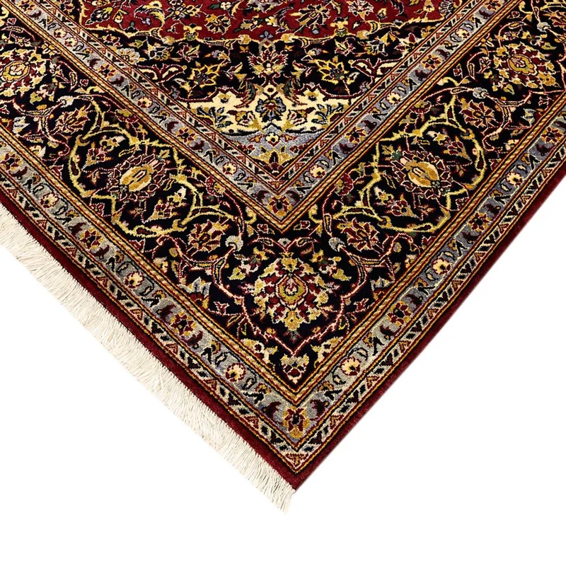 Keshan Teppich 138x211cm - Perserteppich - rot